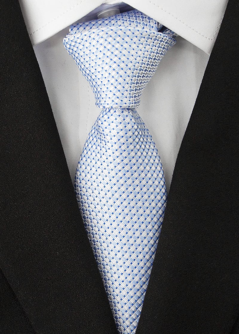 Adulove Men's Necktie Classic Silk Tie Woven Jacquard Neck Ties 6 PCS - Image 5